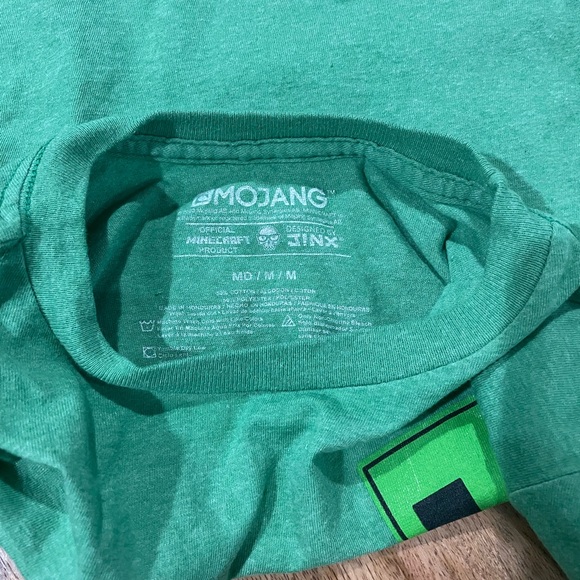 Kids Short Sleeve Minecraft Graphic T-Shirt - Picture 5 of 5